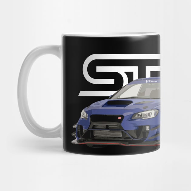 WRX STi Blue Pearl S209 RA Varis by cowtown_cowboy